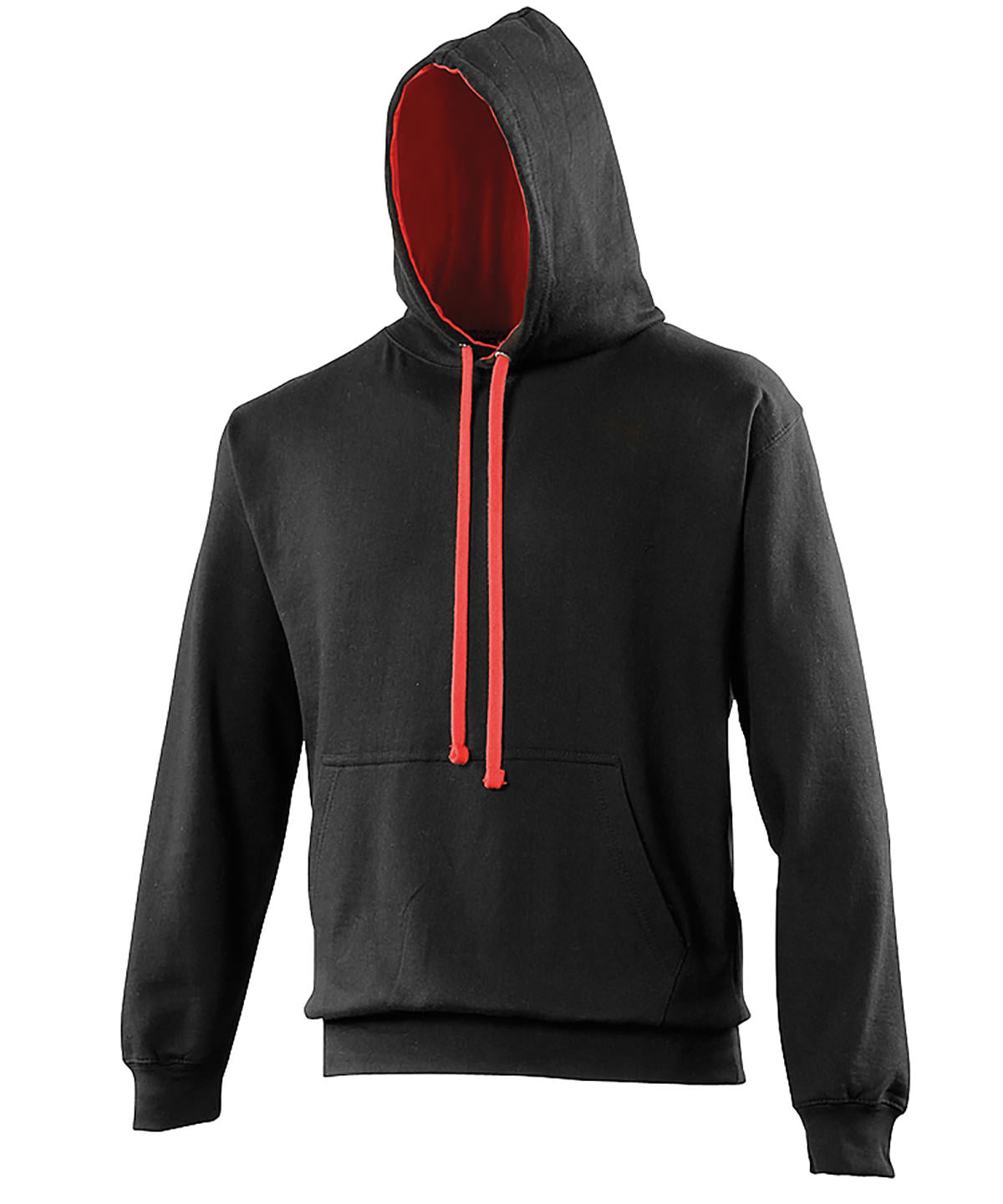 Personalised Hoodies - Black AWDis Just Hoods Varsity hoodie