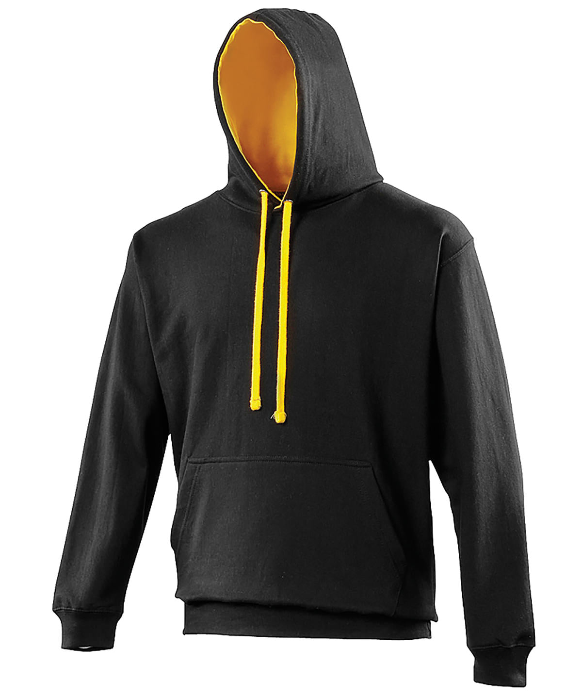 Personalised Hoodies - Black AWDis Just Hoods Varsity hoodie