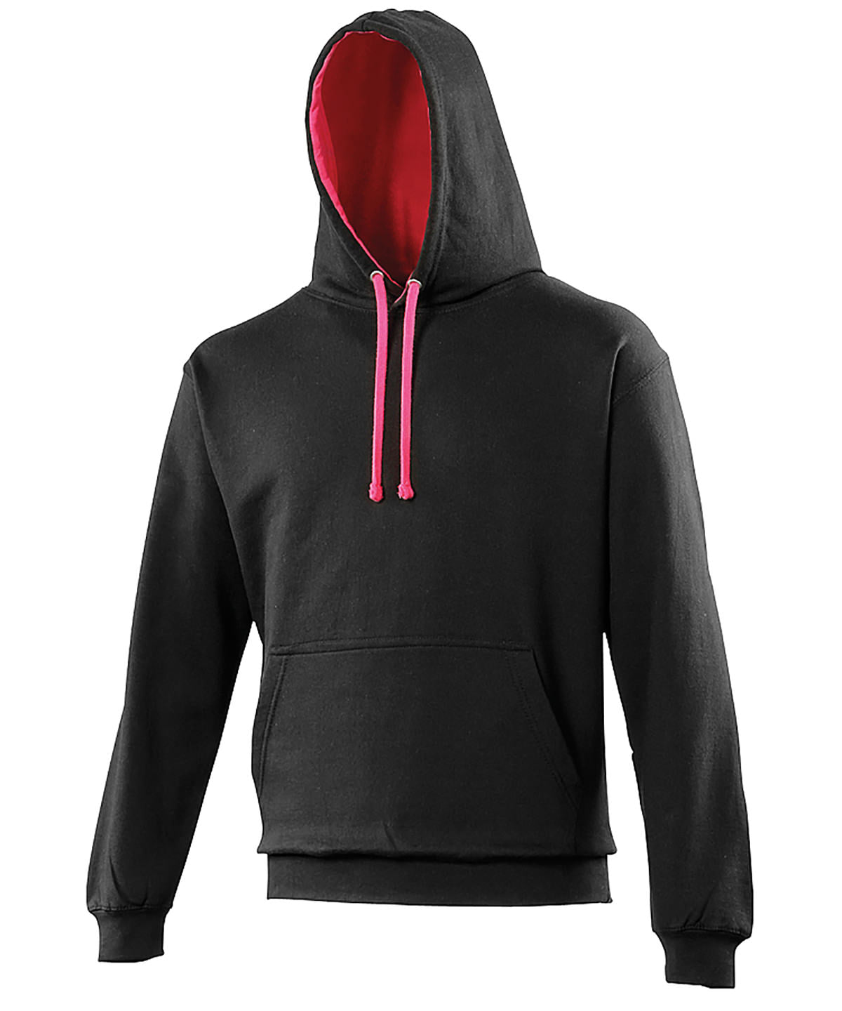 Personalised Hoodies - Black AWDis Just Hoods Varsity hoodie