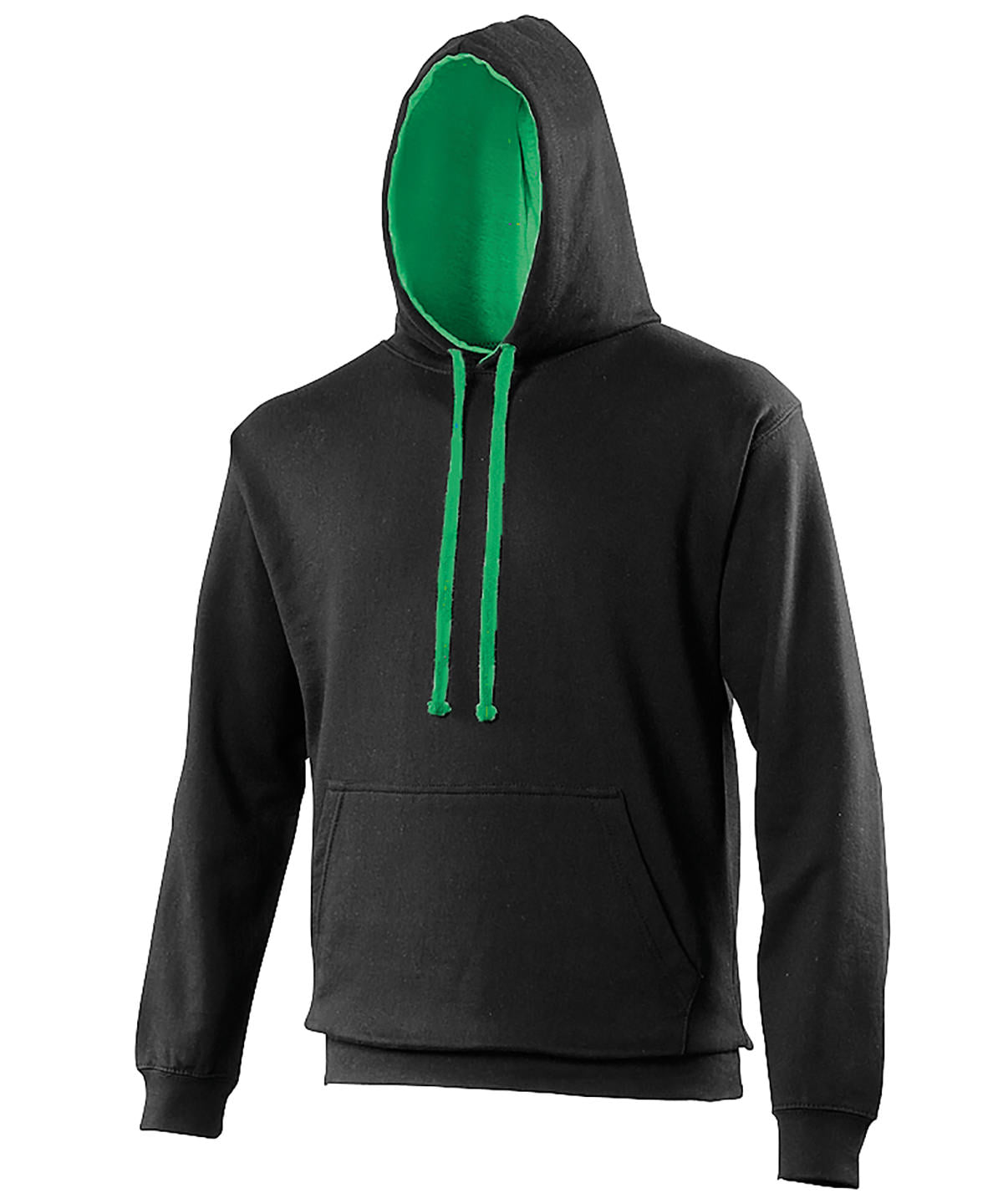 Personalised Hoodies - Black AWDis Just Hoods Varsity hoodie