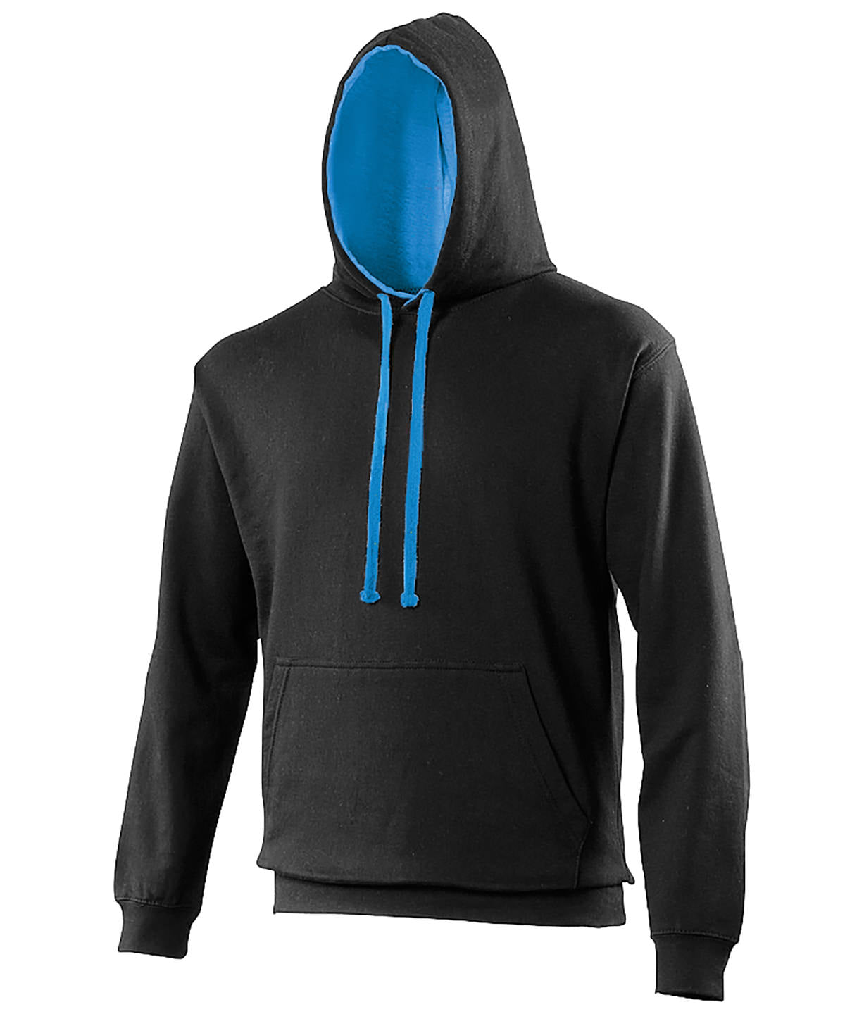 Personalised Hoodies - Black AWDis Just Hoods Varsity hoodie