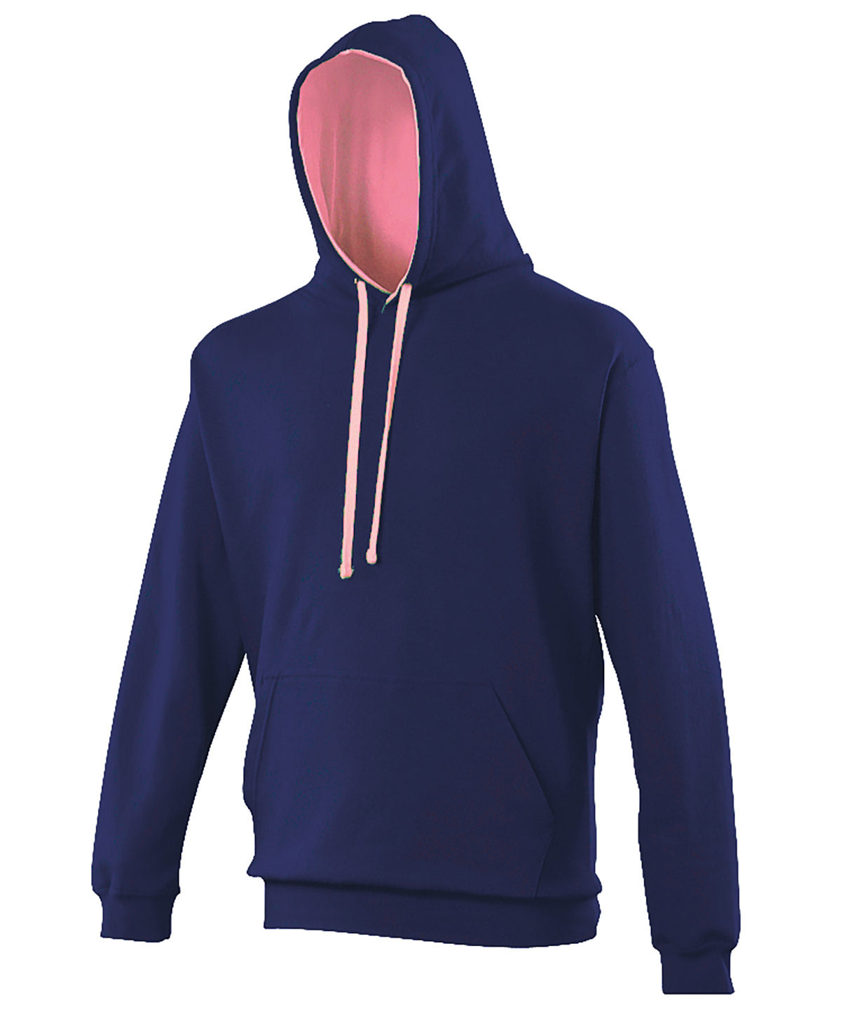 Personalised Hoodies - Black AWDis Just Hoods Varsity hoodie