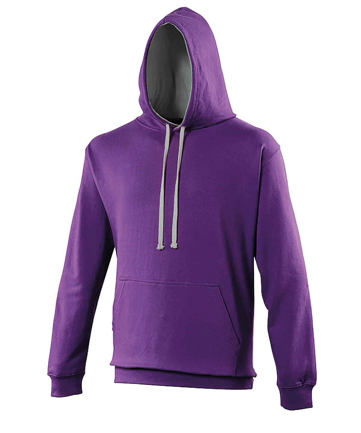 Personalised Hoodies - Black AWDis Just Hoods Varsity hoodie