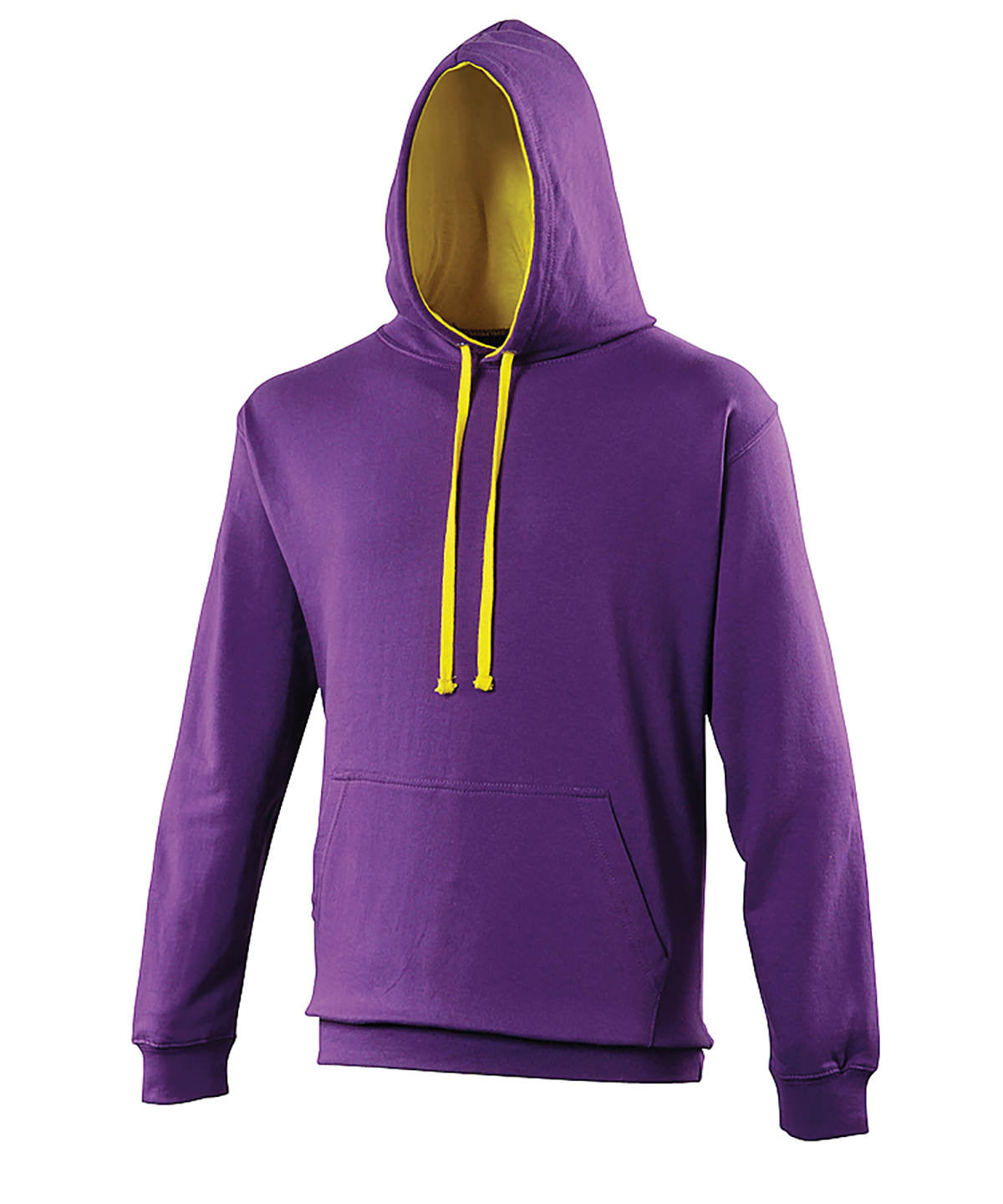 Personalised Hoodies - Black AWDis Just Hoods Varsity hoodie