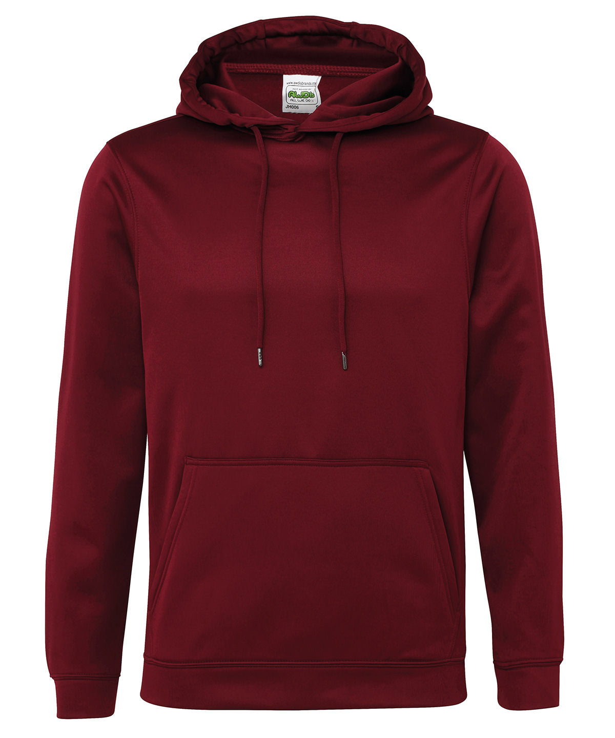 Personalised Hoodies - White AWDis Just Hoods Sports polyester hoodie