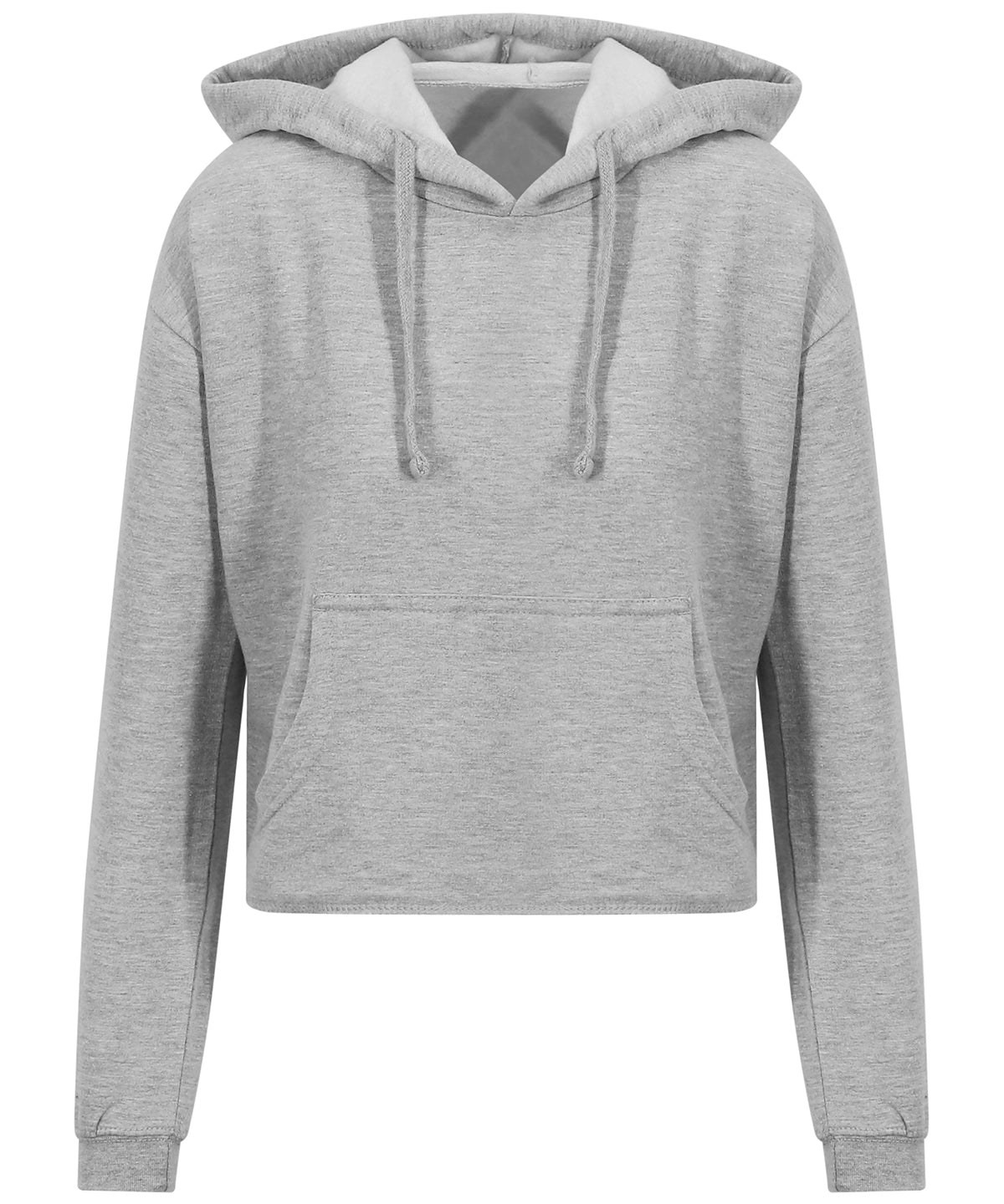 Personalised Hoodies - White AWDis Just Hoods Women's cropped hoodie