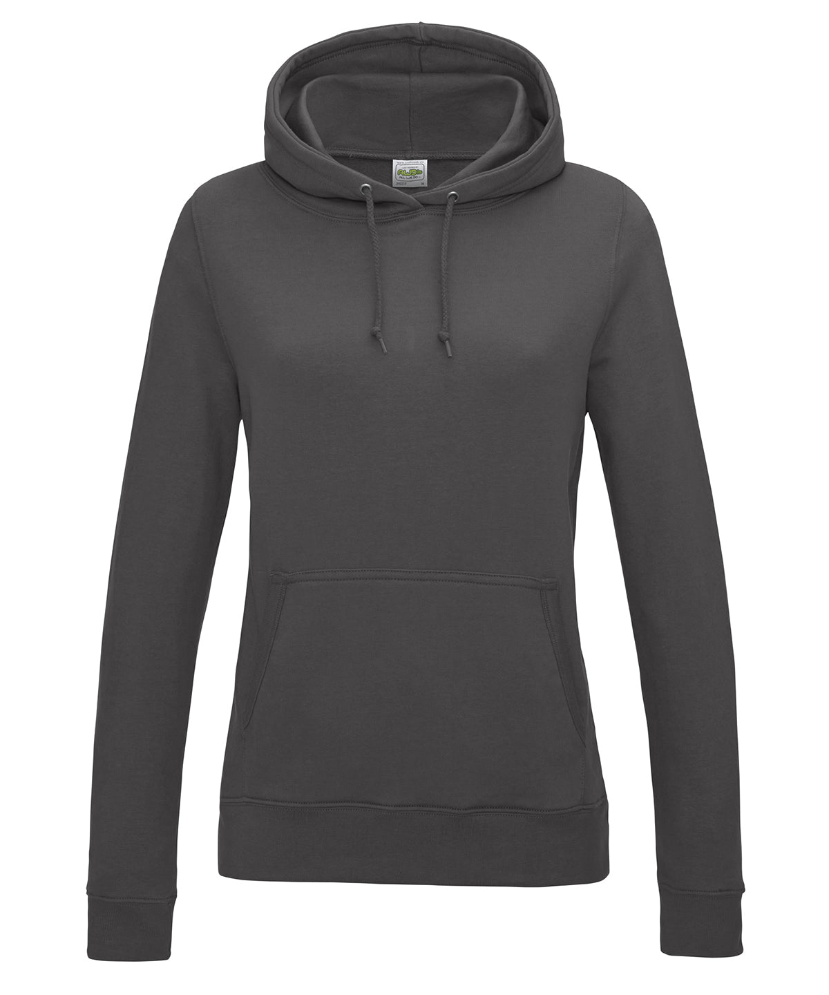 Personalised Hoodies - Light Grey AWDis Just Hoods Women's College Hoodie