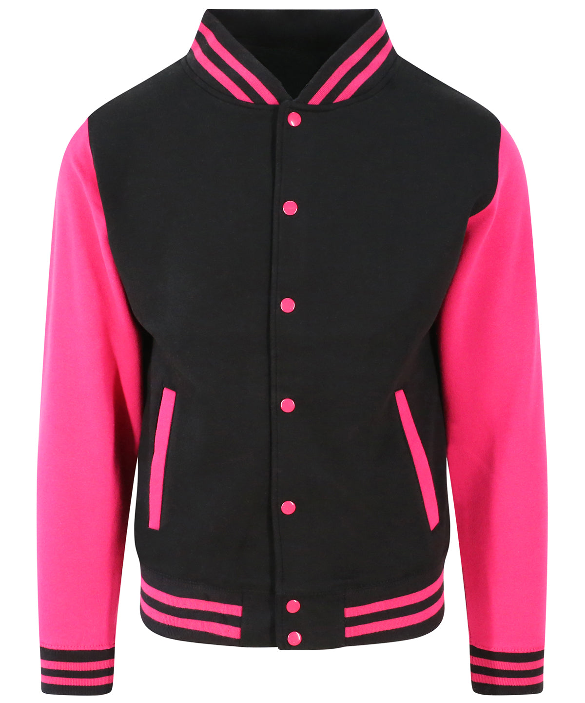 Personalised Jackets - Burgundy AWDis Just Hoods Varsity jacket