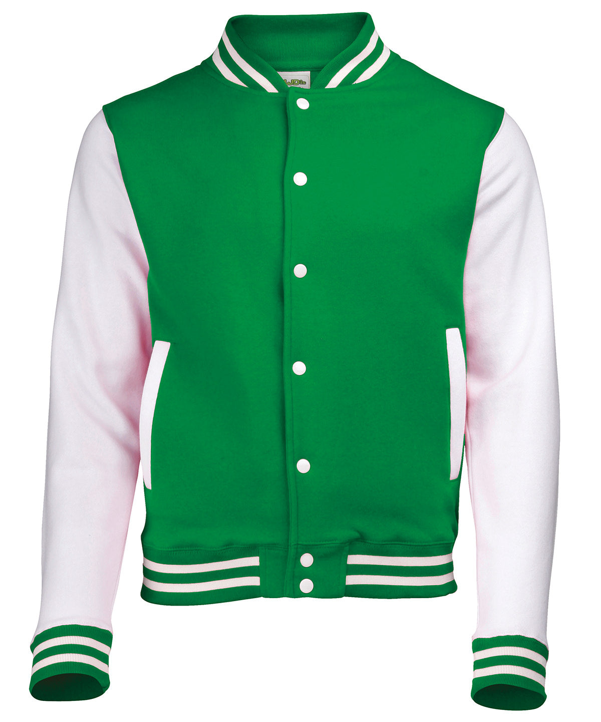Personalised Jackets - Mid Red AWDis Just Hoods Varsity jacket