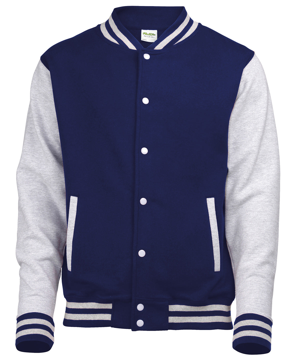 Personalised Jackets - Mid Red AWDis Just Hoods Varsity jacket
