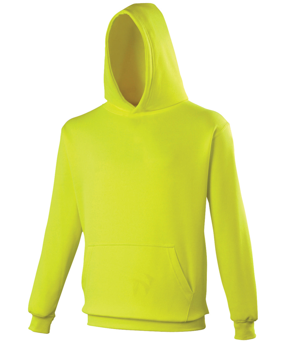 Personalised Hoodies - Neon Green AWDis Just Hoods Kids electric hoodie