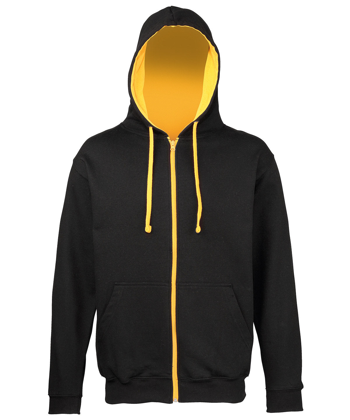Personalised Hoodies - Mid Red AWDis Just Hoods Varsity zoodie