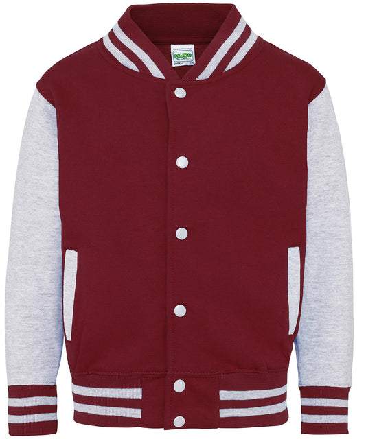 Personalised Jackets - AWDis Just Hoods Kids varsity jacket