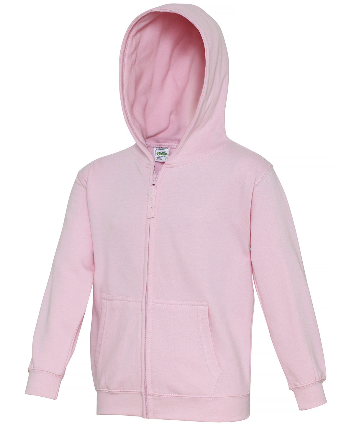 Personalised Hoodies - White AWDis Just Hoods Kids zoodie