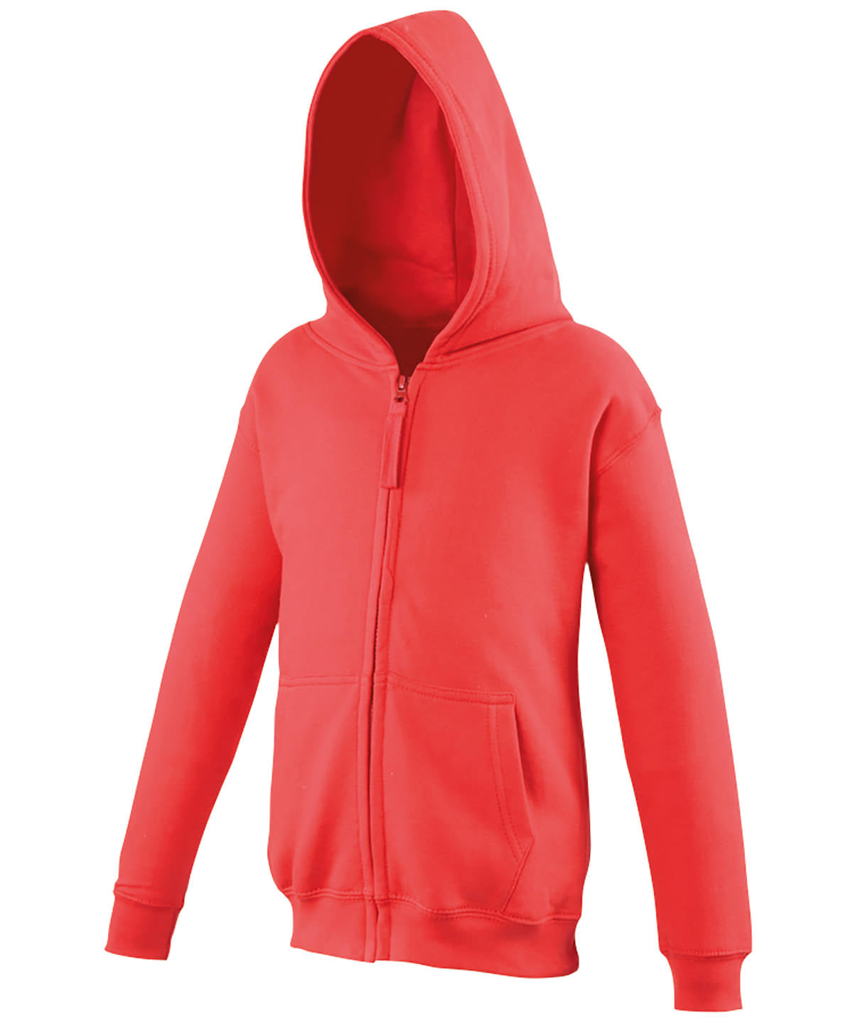Personalised Hoodies - Light Pink AWDis Just Hoods Kids zoodie