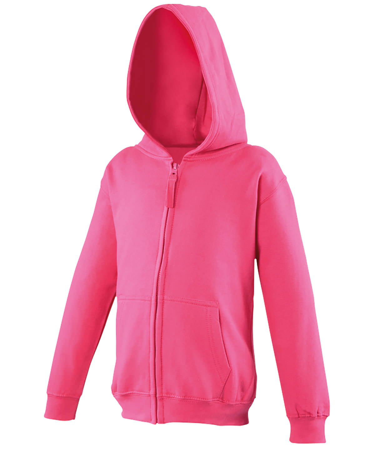 Personalised Hoodies - Light Pink AWDis Just Hoods Kids zoodie
