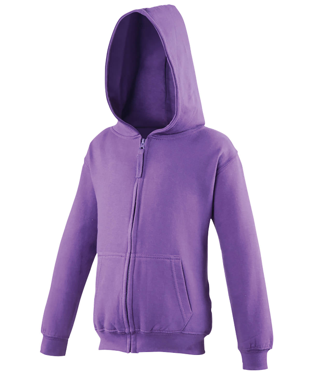 Personalised Hoodies - Burgundy AWDis Just Hoods Kids zoodie