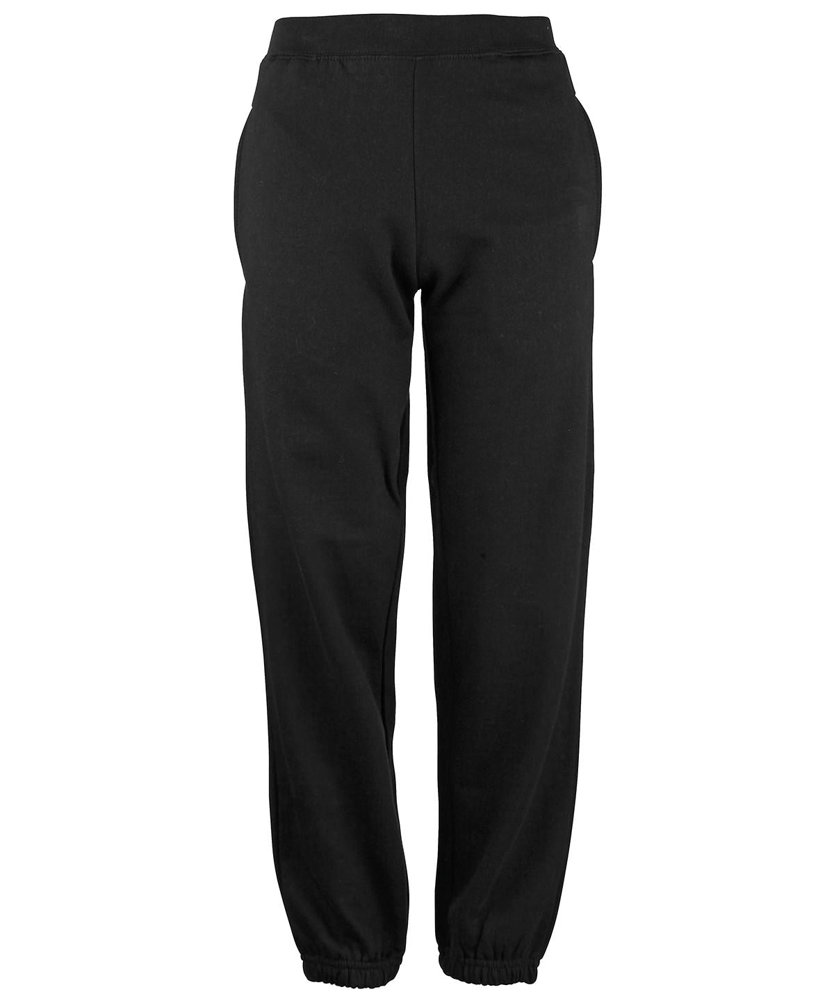 Personalised Sweatpants - Heather Grey AWDis Just Hoods Kids cuffed sweatpants