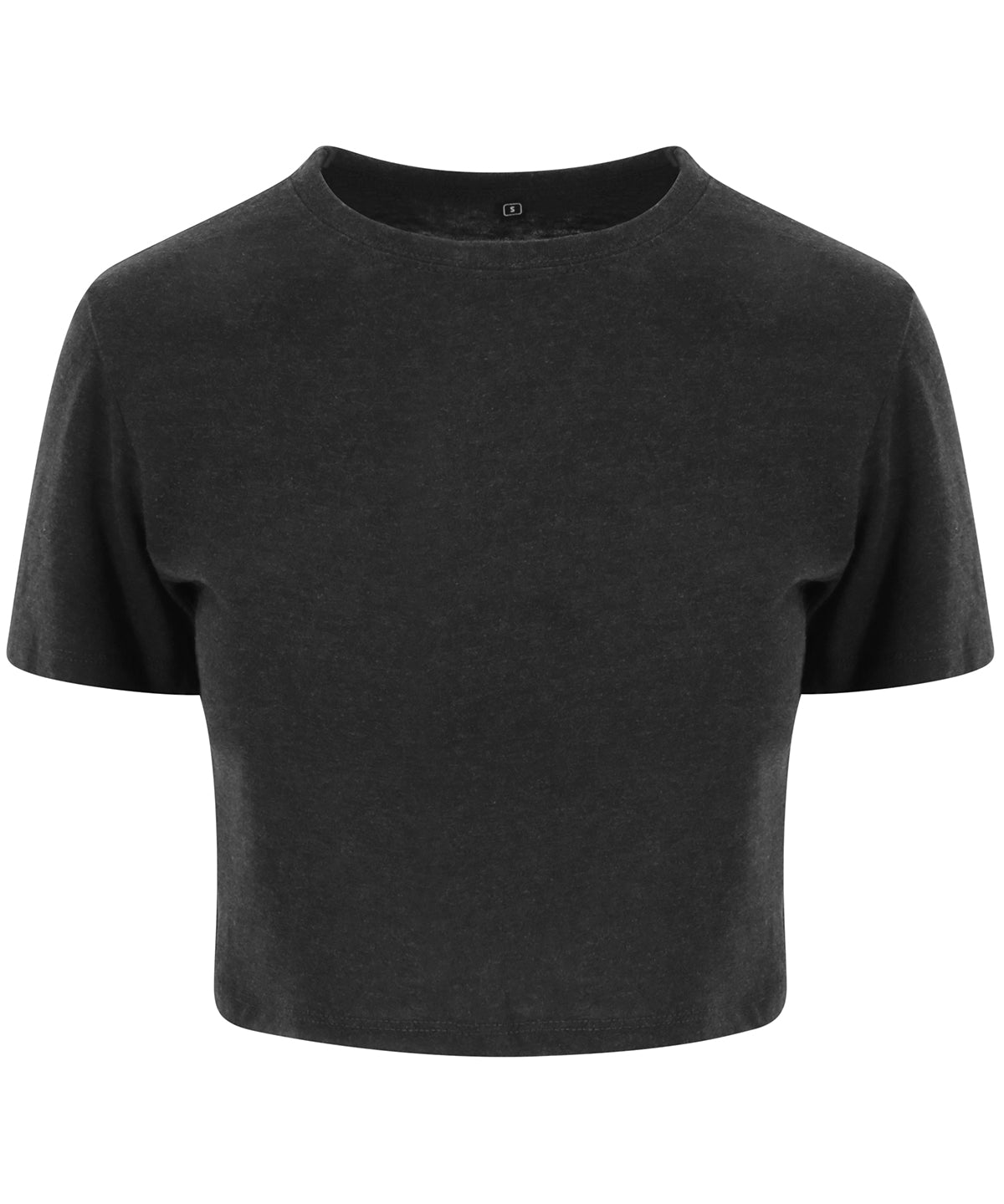 Personalised T-Shirts - Black AWDis Just T's Women's triblend cropped T