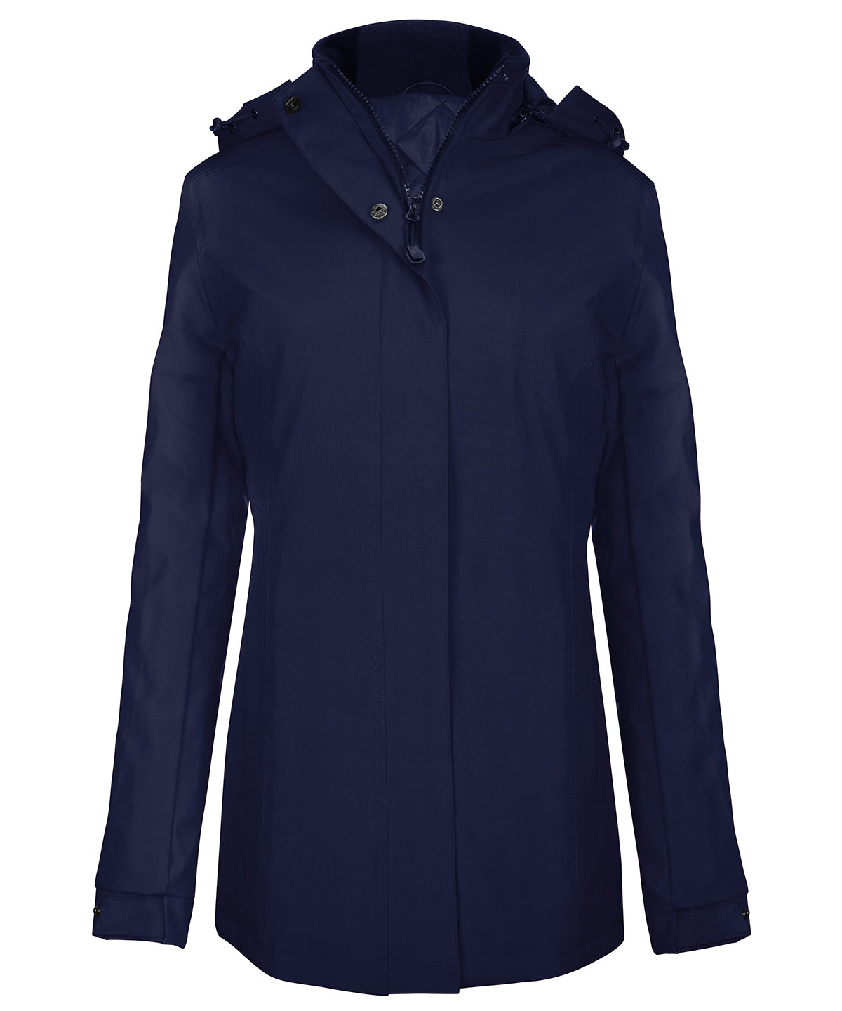 Personalised Jackets - Black Kariban Ladies' parka