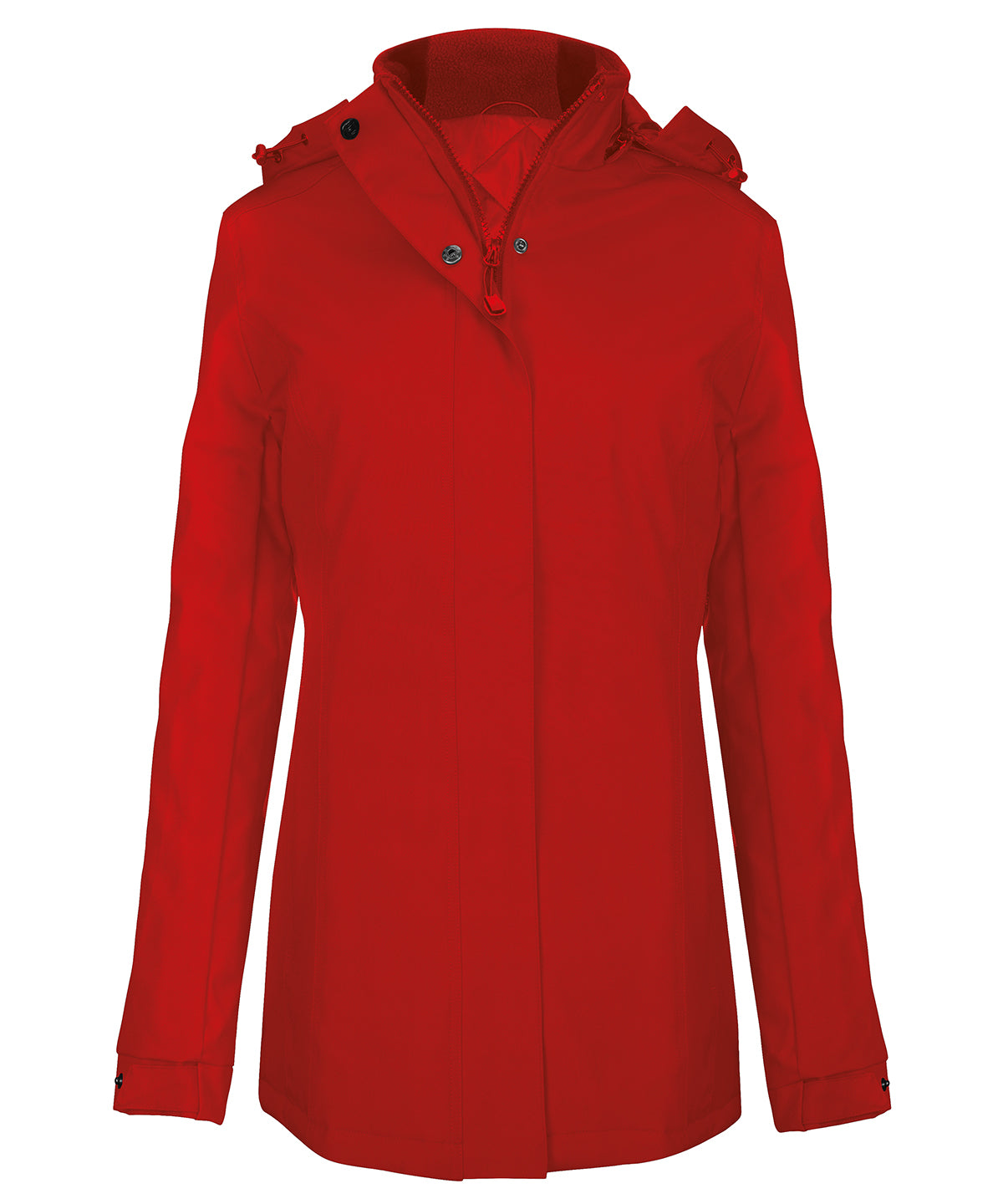 Personalised Jackets - Black Kariban Ladies' parka