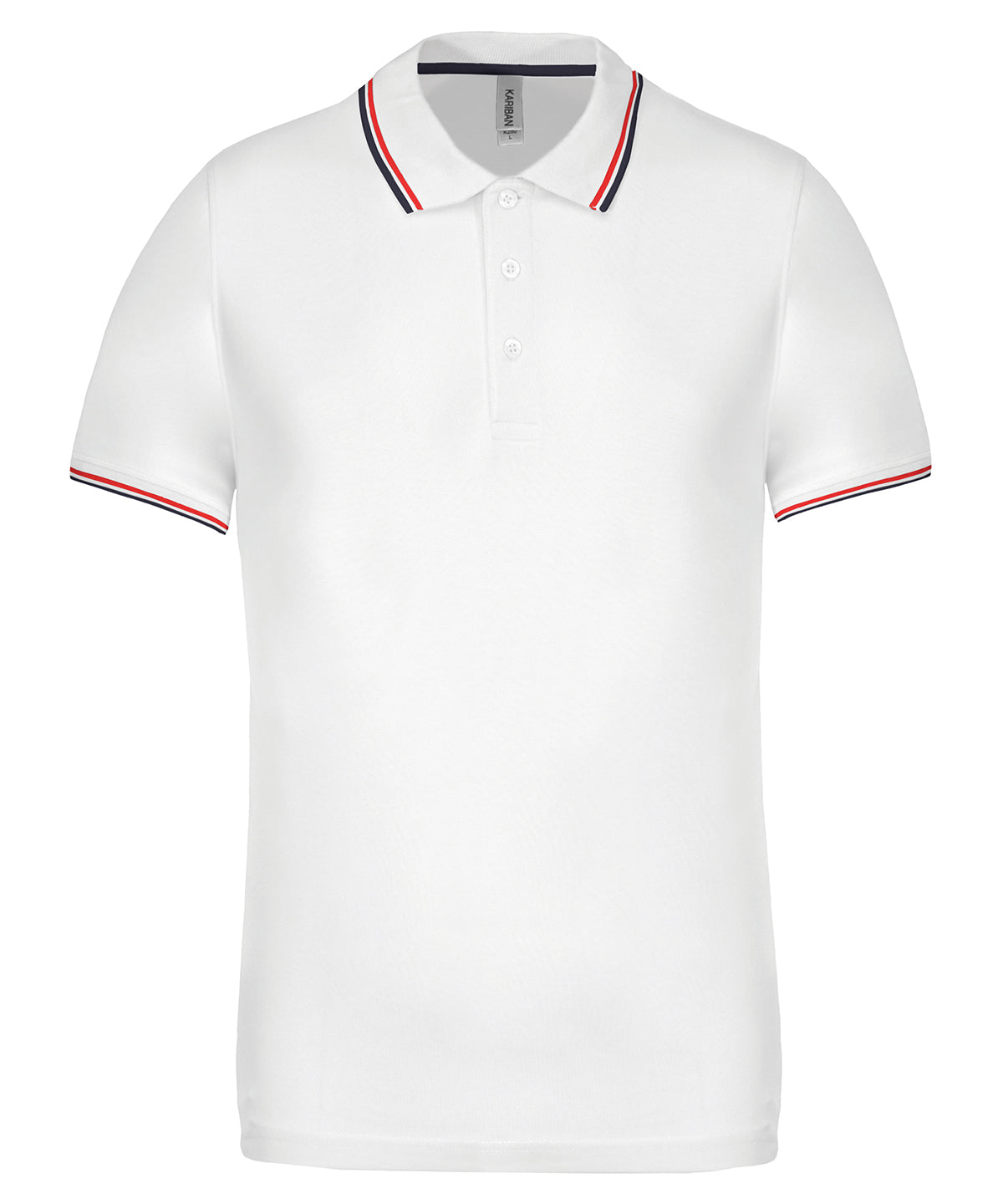 Personalised Polo Shirts - Black Kariban Short sleeve polo shirt