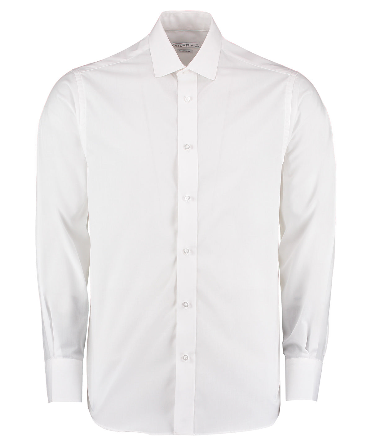 Personalised Shirts - Black Kustom Kit Tailored business shirt long-sleeved (tailored fit)