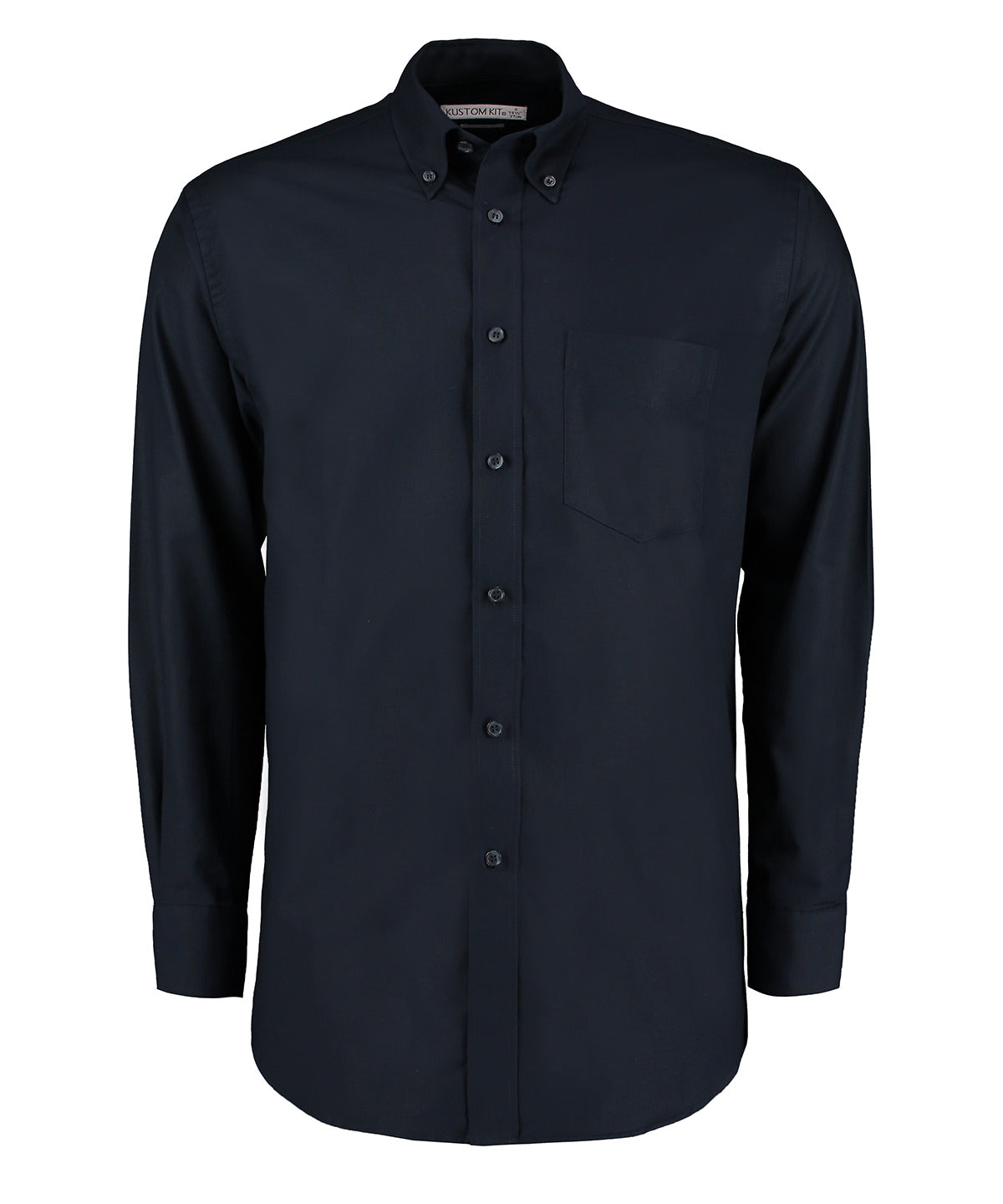 Personalised Shirts - Black Kustom Kit Workplace Oxford shirt long-sleeved (classic fit)