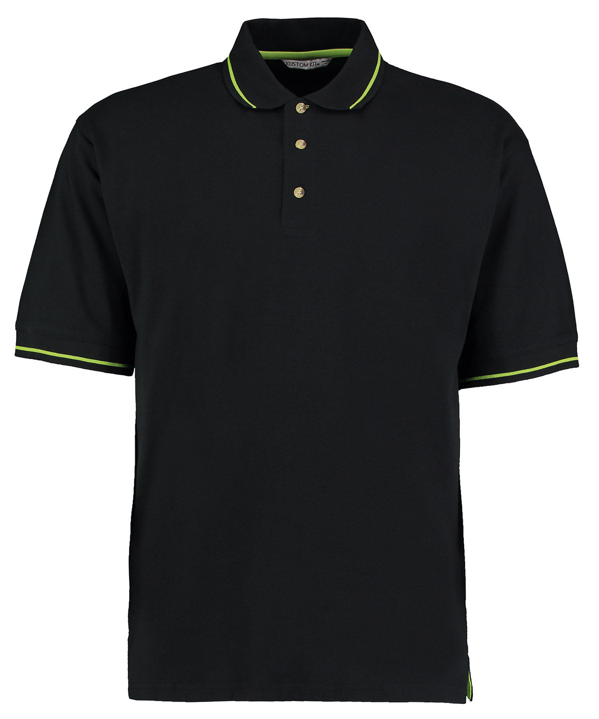 Personalised Polo Shirts - Black Kustom Kit St Mellion polo (classic fit)