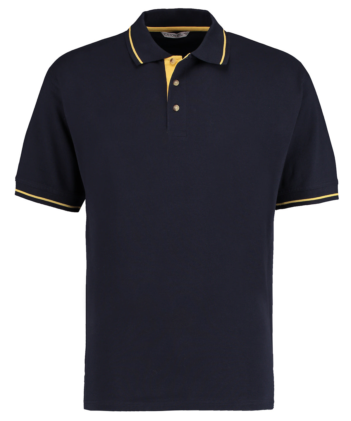 Personalised Polo Shirts - Black Kustom Kit St Mellion polo (classic fit)