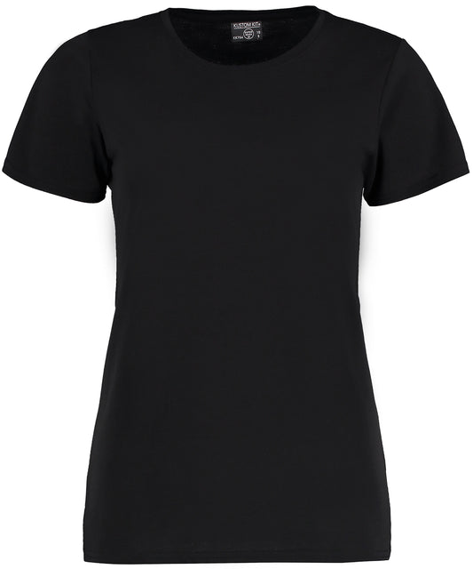 Personalised T-Shirts - Black Kustom Kit Women's Superwash® 60° t-shirt (fashion fit)