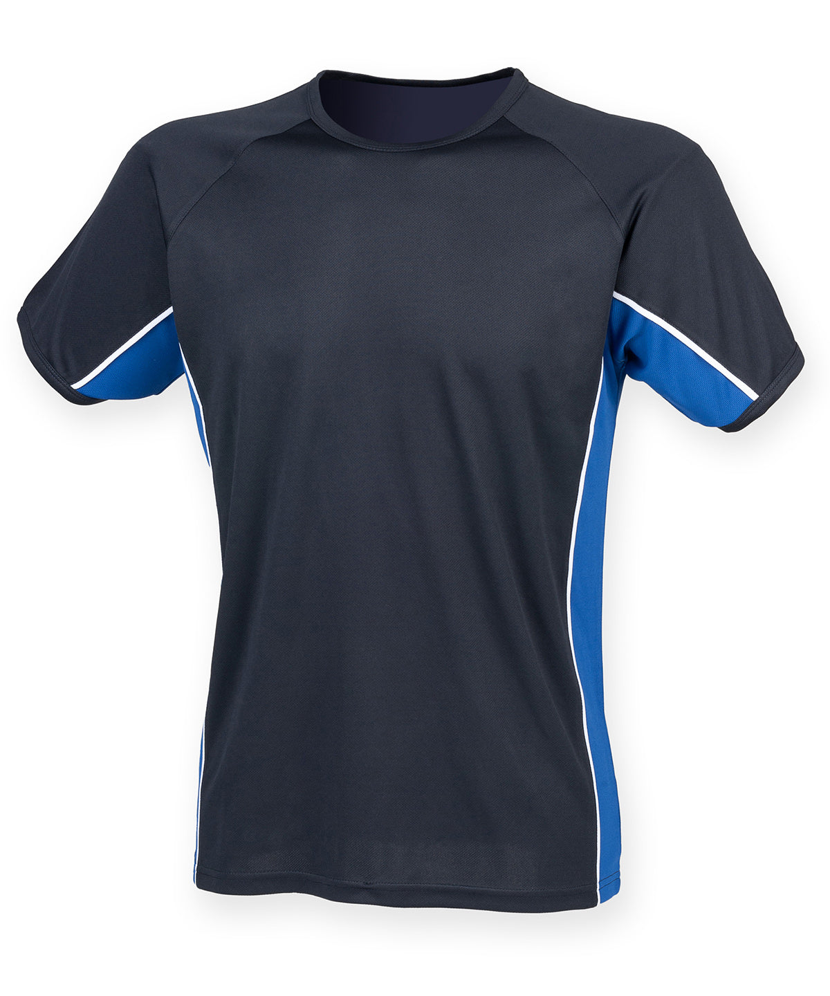 Personalised T-Shirts - Black Finden & Hales Kids performance panel t-shirt
