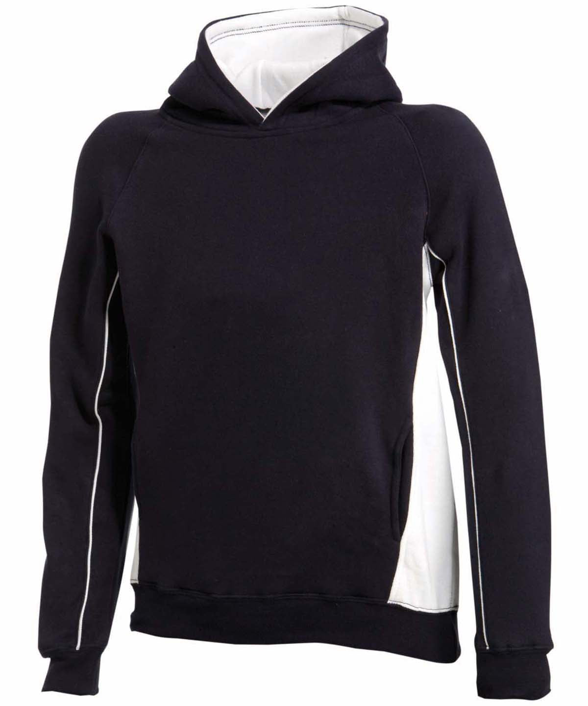Personalised Hoodies - Black Finden & Hales Kids pullover hoodie
