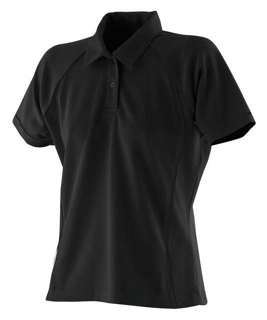 Personalised Polos - Finden & Hales Women's piped performance polo