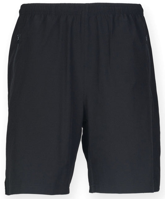 Personalised Shorts - Black Finden & Hales Pro stretch sports shorts