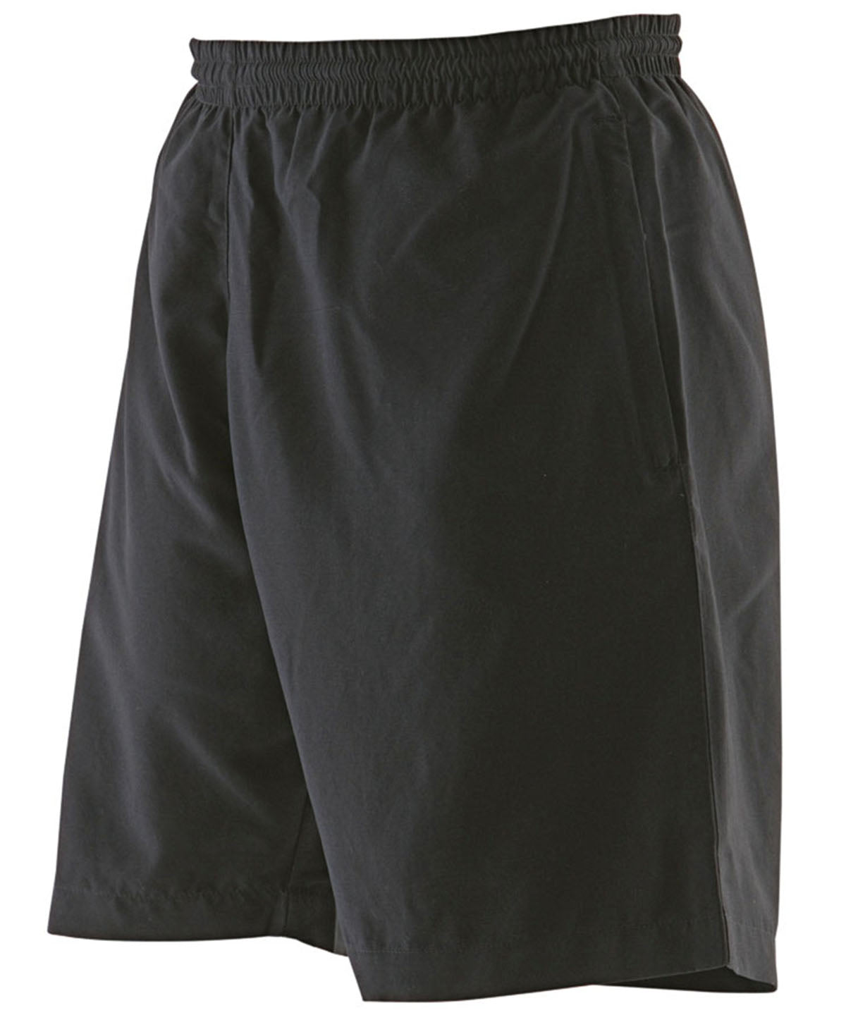 Personalised Shorts - Black Finden & Hales Women's microfibre shorts
