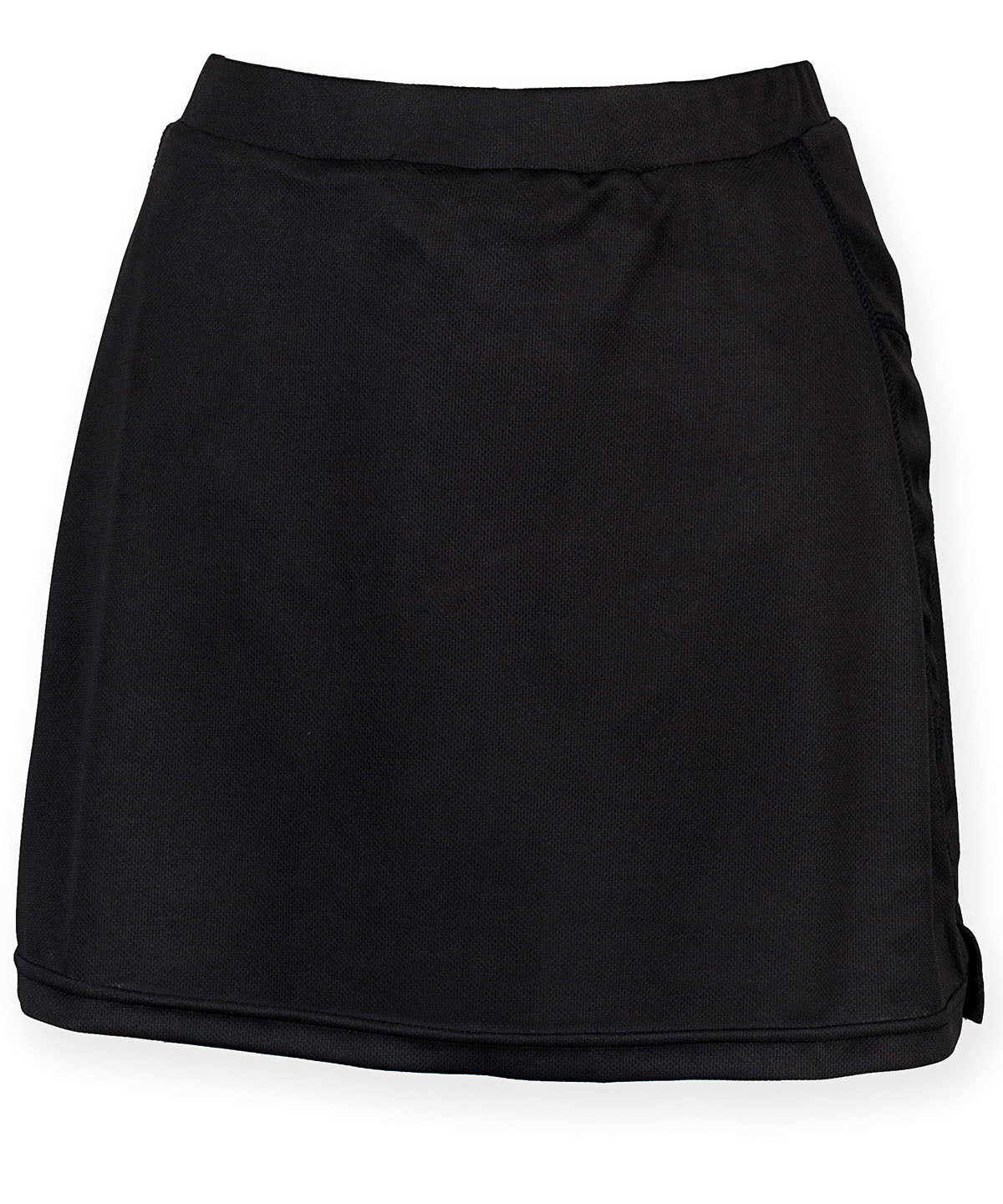 Personalised Skorts - Black Finden & Hales Women's skort with wicking finish