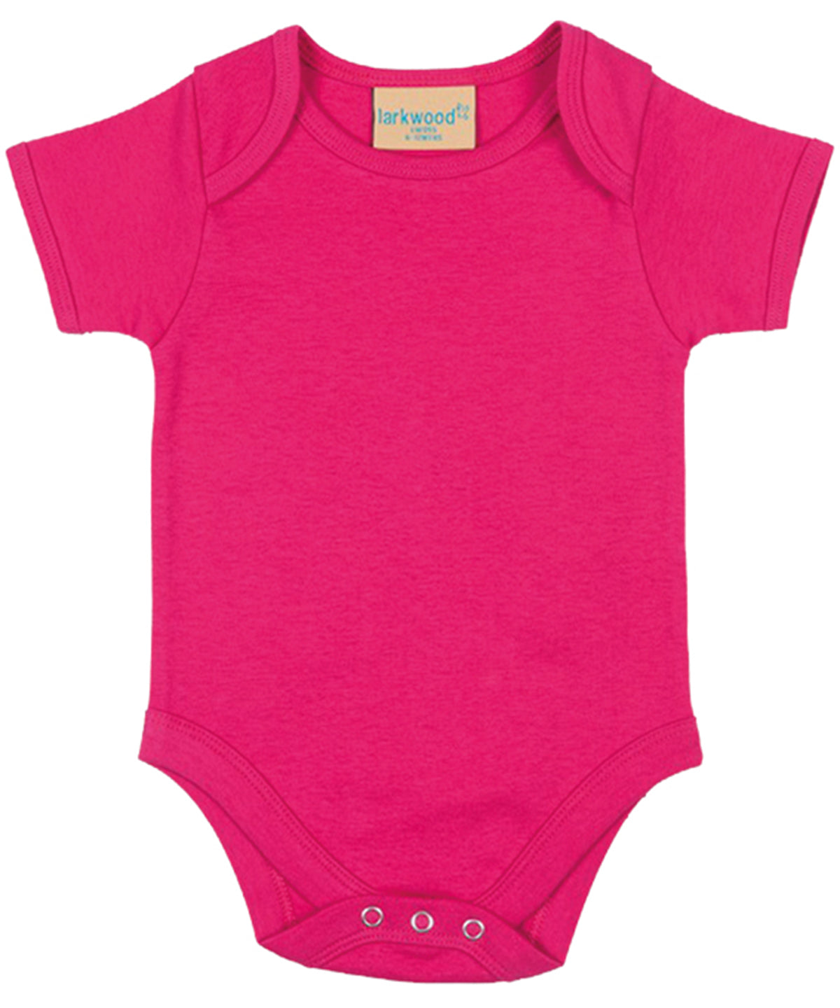 Personalised Bodysuits - Black Larkwood Short-sleeved bodysuit with envelope neck opening
