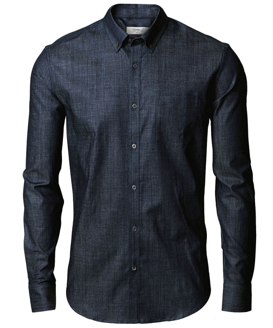 Personalised Shirts - Navy Nimbus Torrance slim fit – raw and stylish denim shirt