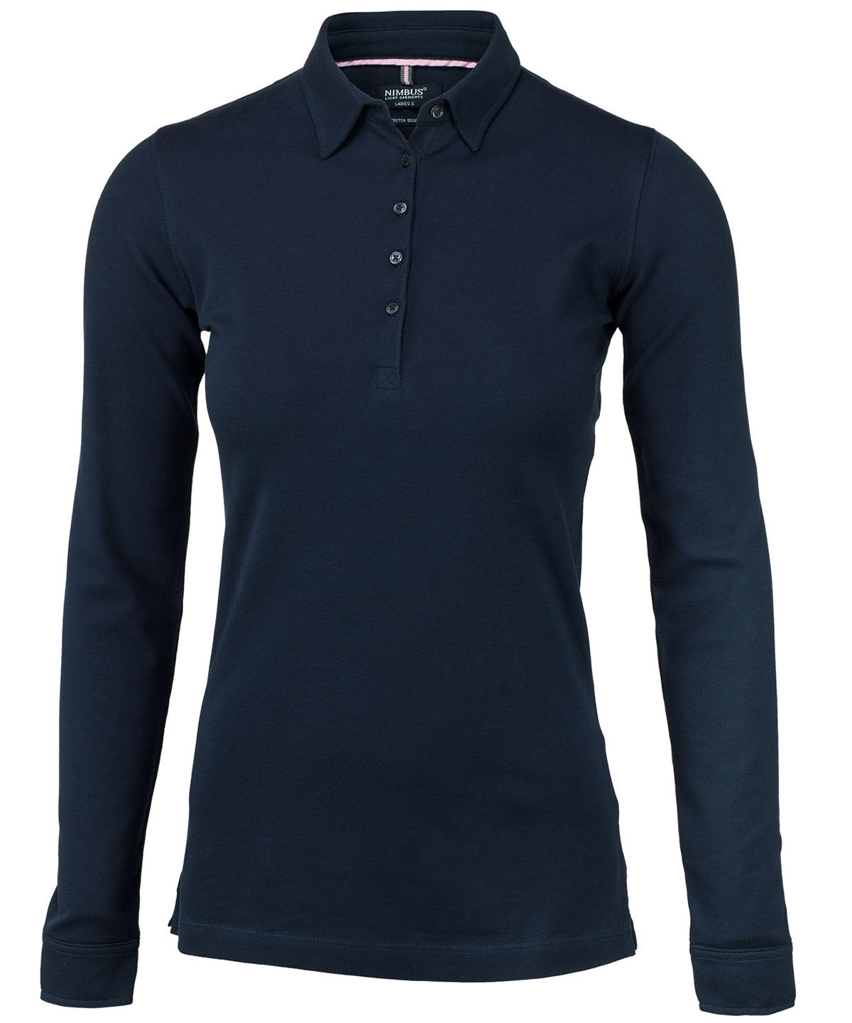 Personalised Polo Shirts - Black Nimbus Women’s Carlington – deluxe long sleeve polo
