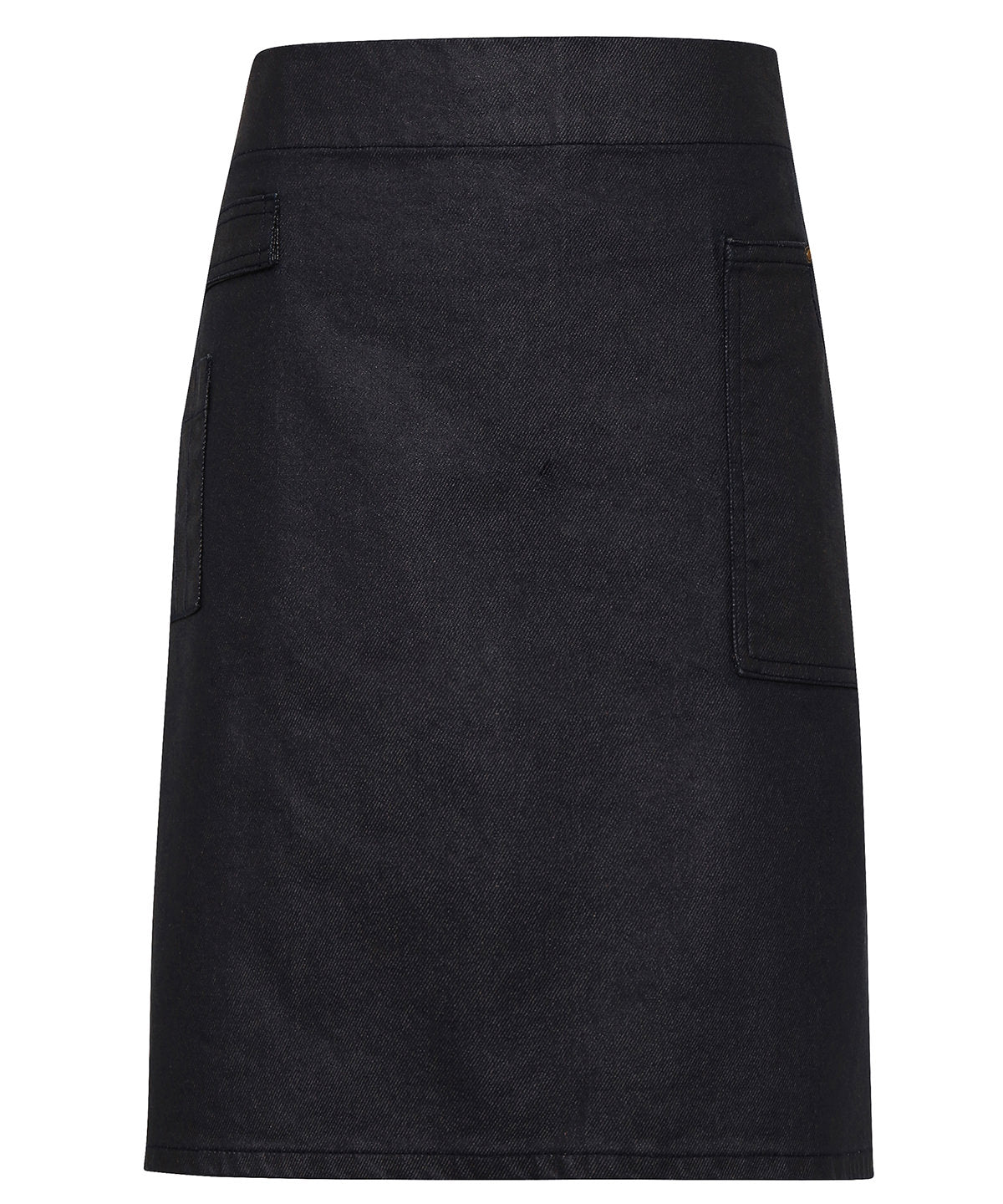Personalised Aprons - Navy Premier Division waxed-look denim waist apron