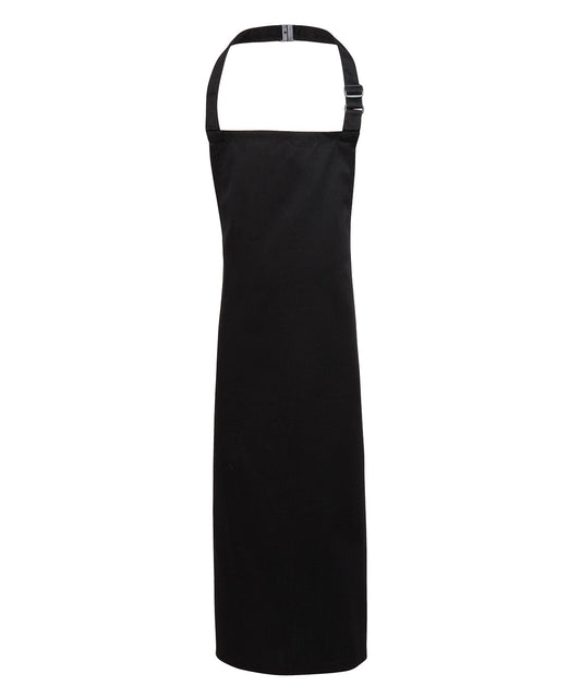 Personalised Aprons - Black Premier Kids bib apron