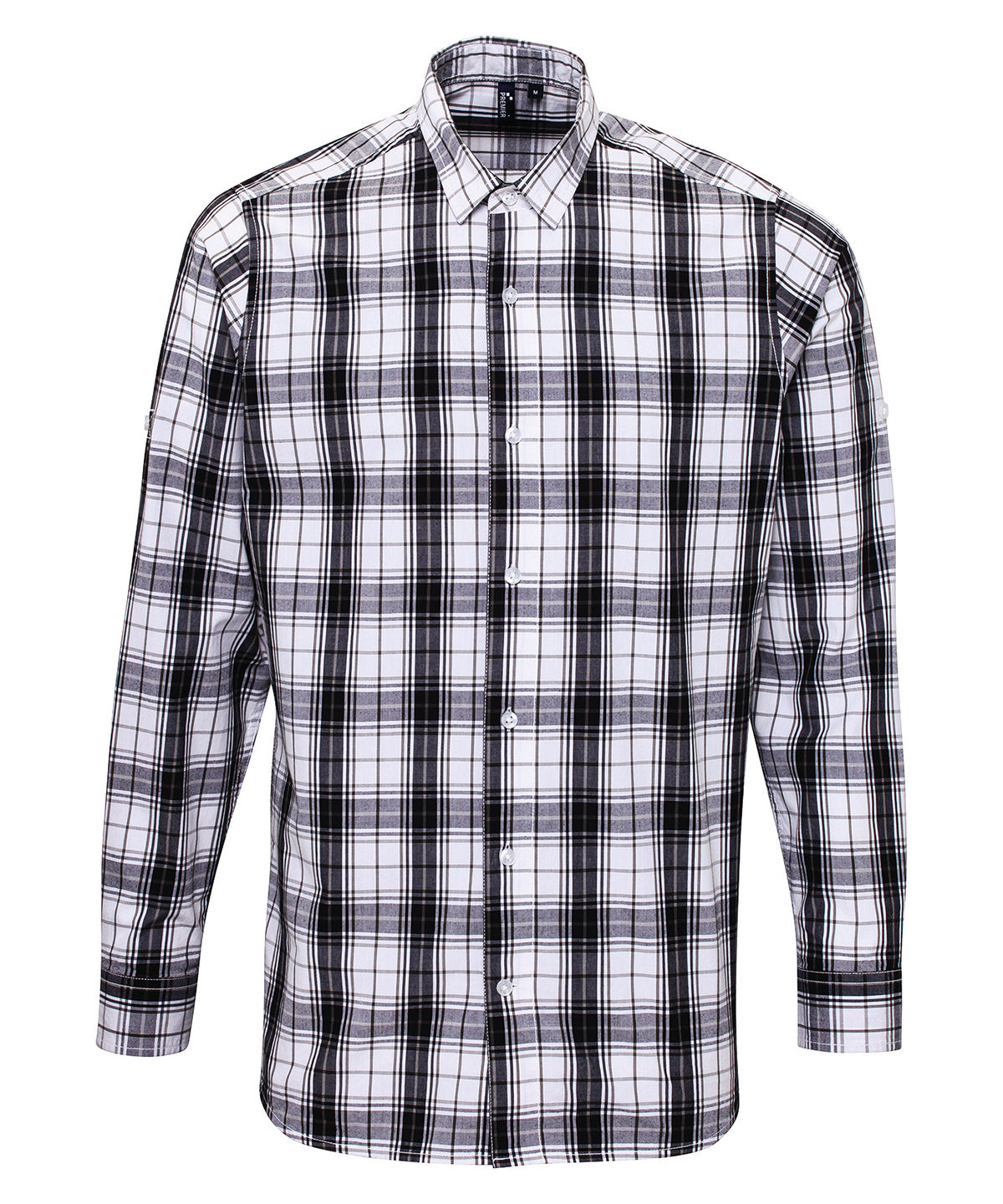 Personalised Shirts - Check Premier Ginmill check cotton long sleeve shirt