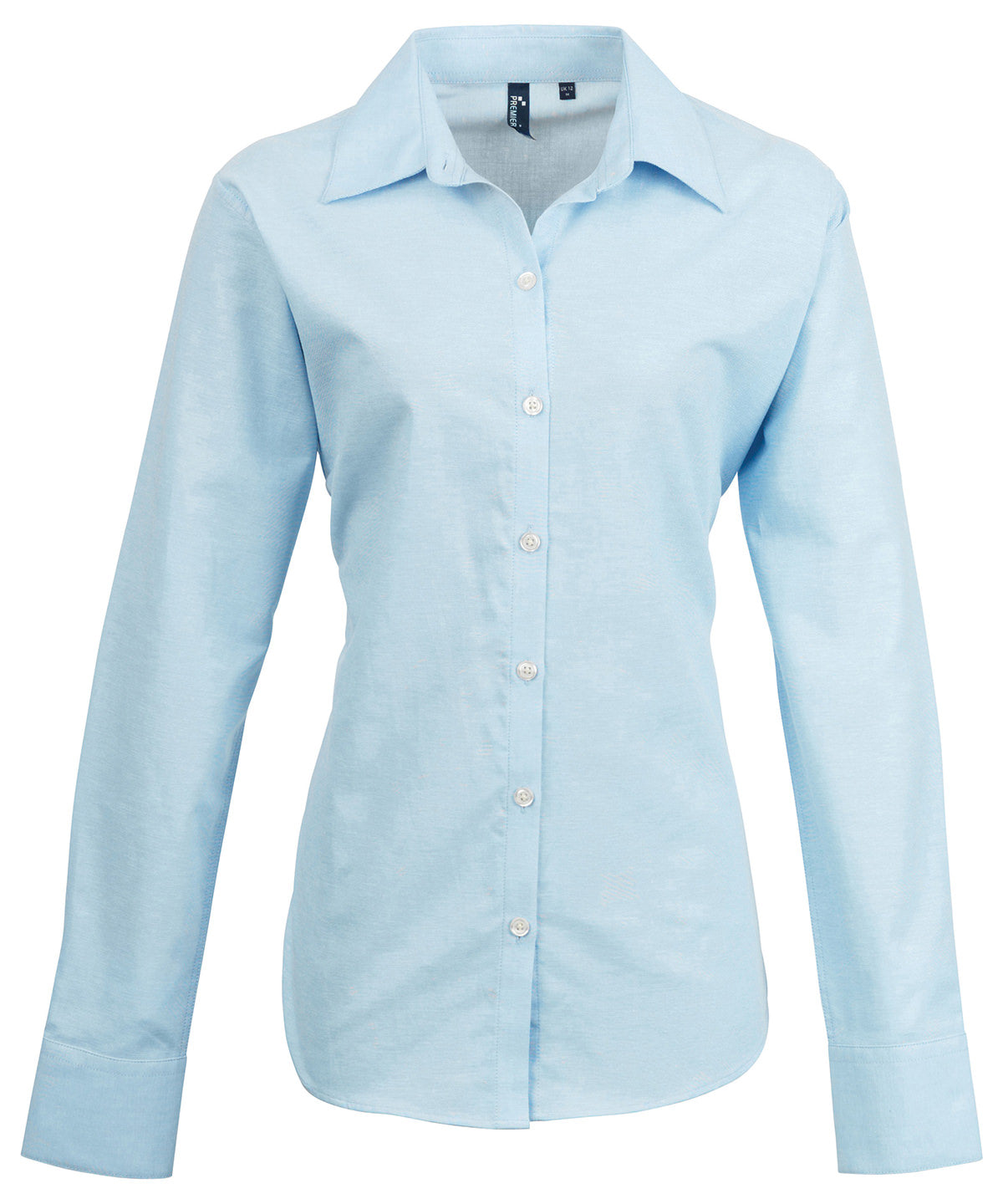 Personalised Shirts - Black Premier Women's signature Oxford long sleeve shirt