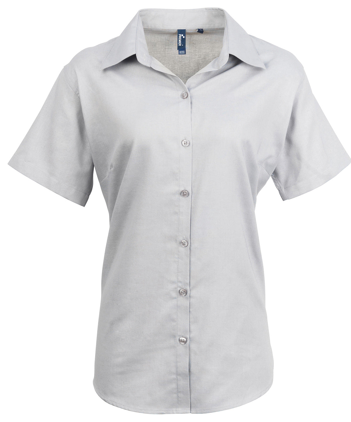 Personalised Shirts - Black Premier Women's signature Oxford short sleeve shirt