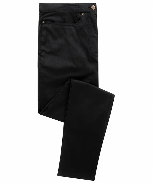 Personalised Trousers - Black Premier Performance chino jeans