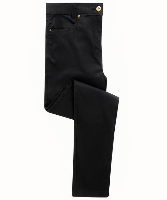 Personalised Trousers - Black Premier Women's performance chino jeans