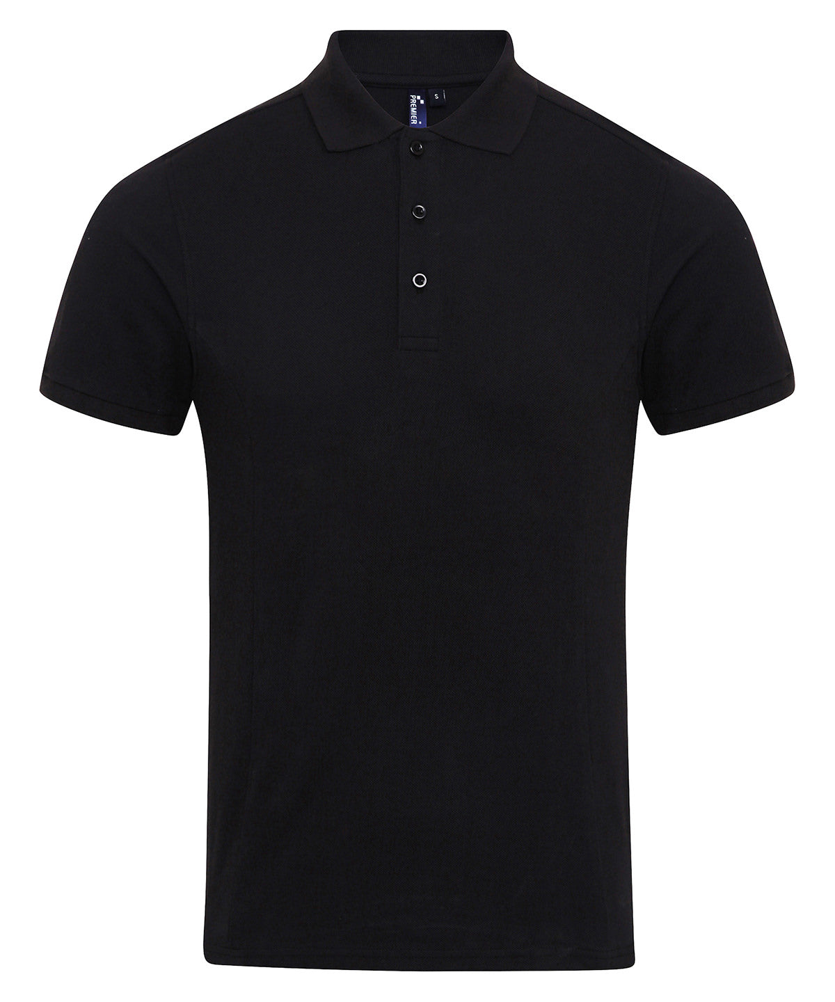 Personalised Polo Shirts - Silver Premier Coolchecker® plus piqué polo