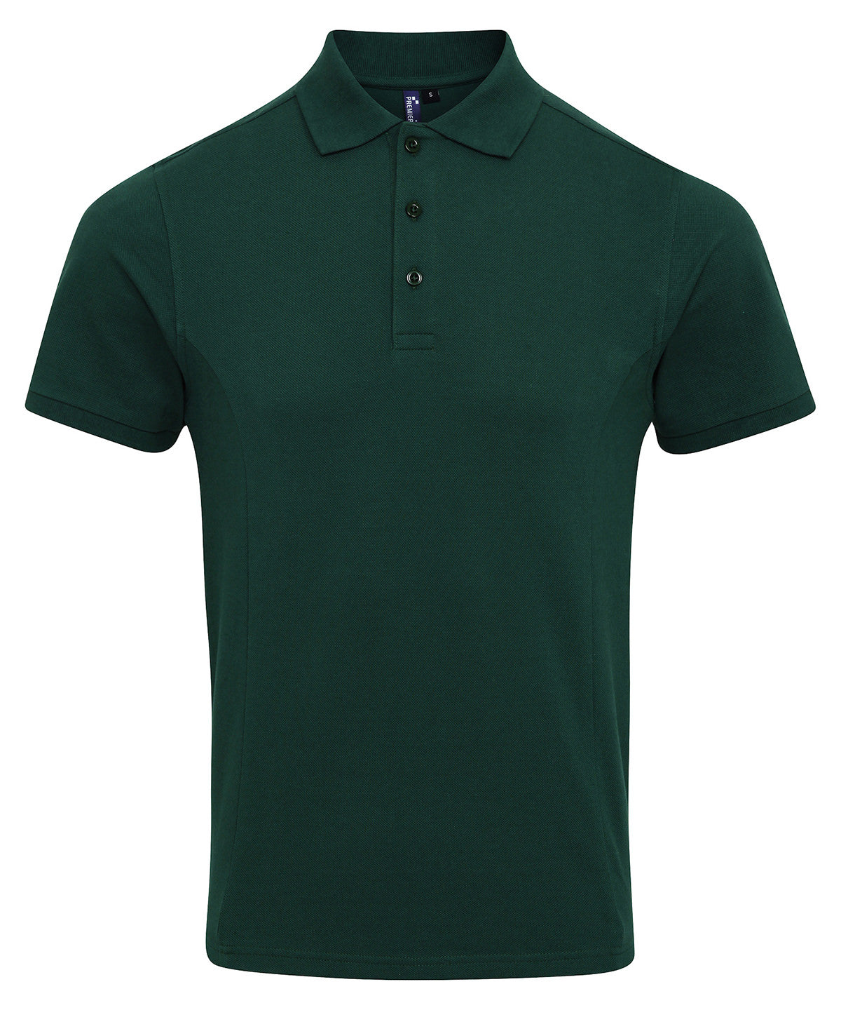 Personalised Polo Shirts - Turquoise Premier Coolchecker® plus piqué polo