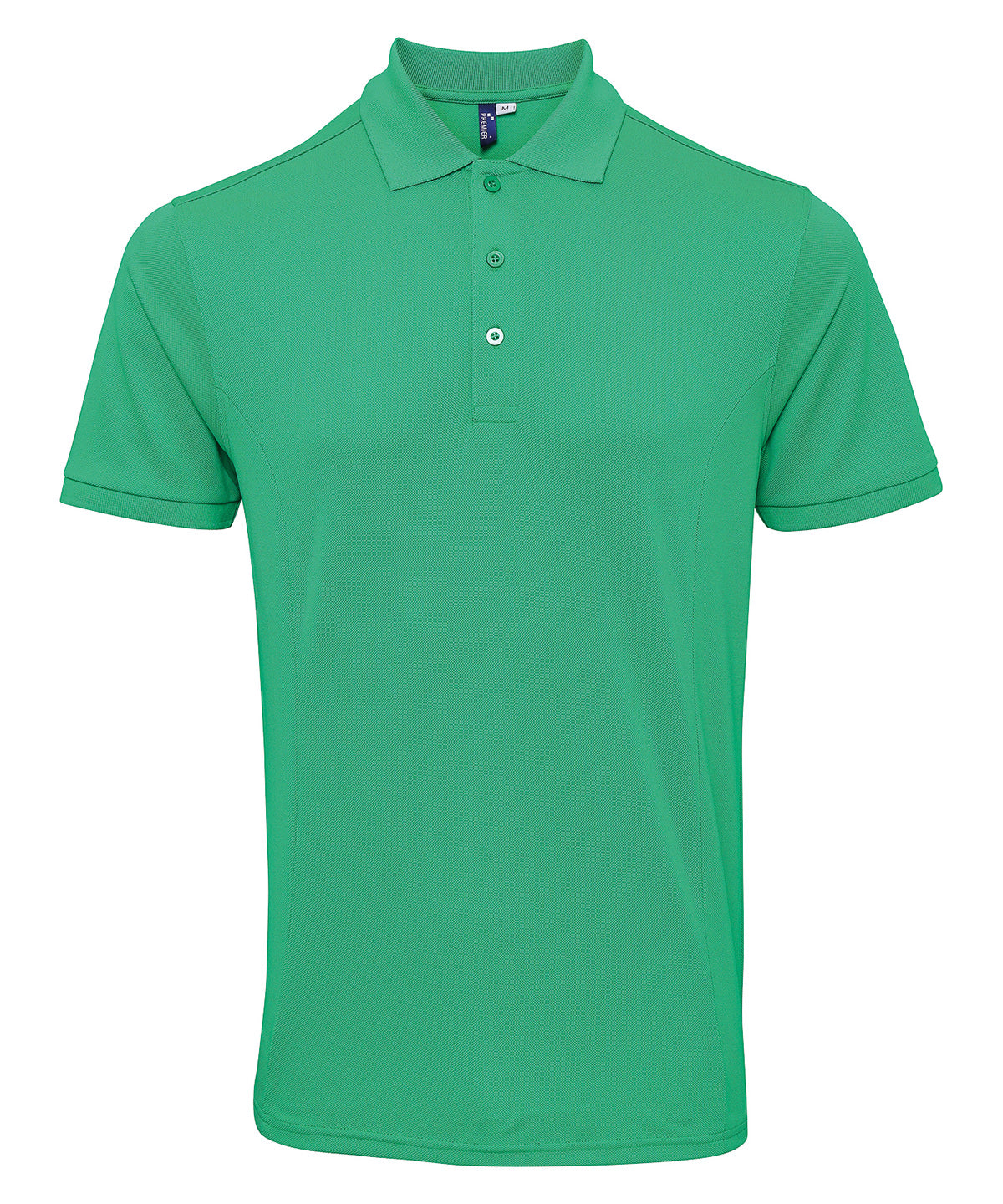 Personalised Polo Shirts - Turquoise Premier Coolchecker® plus piqué polo